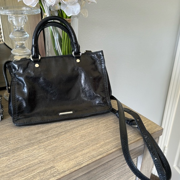 Rebecca Minkoff Handbags - Rebecca Minkoff Micro Regan Satchel. Black. EUC.